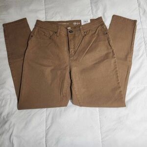 High Rise Brown Jeans